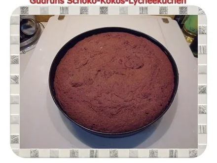 Rezept: Kuchen: Schoko-Kokos-Lycheekuchen Bild Nr. 11 Kuchen: Schoko-Kokos-Lycheekuchen - Rezept - Bild Nr. 11