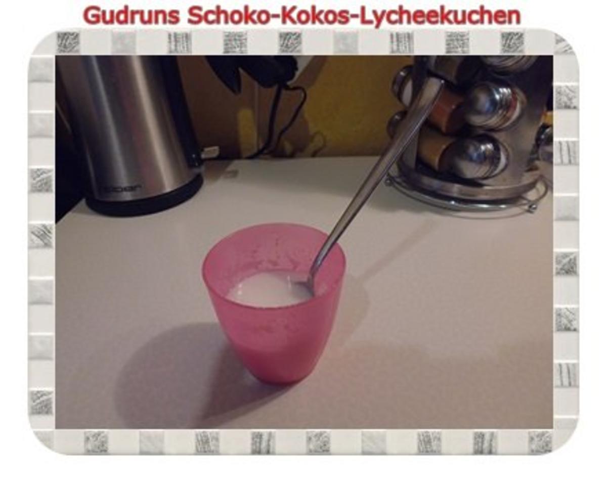 Kuchen: Schoko-Kokos-Lycheekuchen - Rezept - Bild Nr. 14
