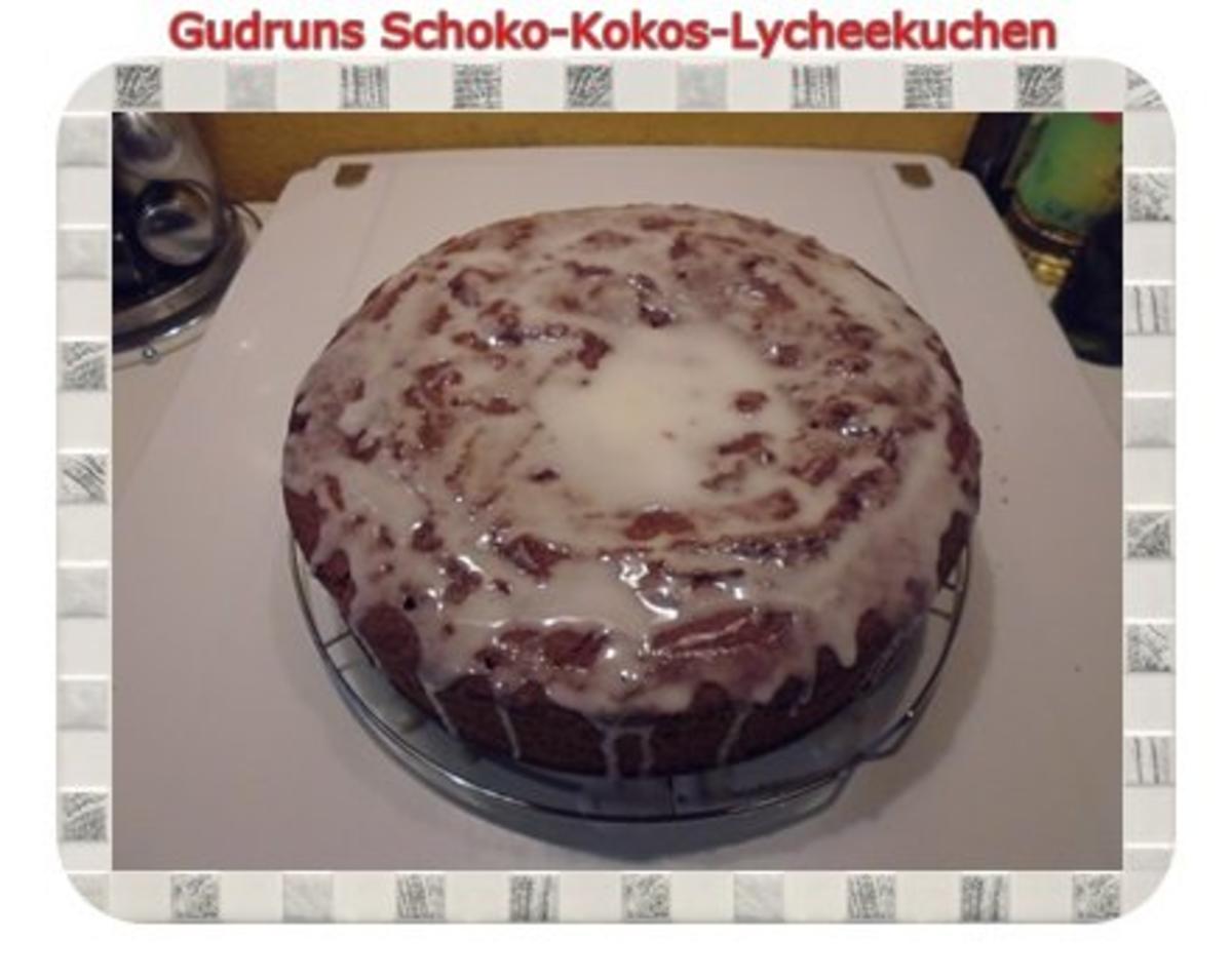 Kuchen: Schoko-Kokos-Lycheekuchen - Rezept - Bild Nr. 15