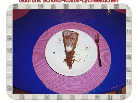 Rezept: Kuchen: Schoko-Kokos-Lycheekuchen Bild Nr. 16 Kuchen: Schoko-Kokos-Lycheekuchen - Rezept - Bild Nr. 16