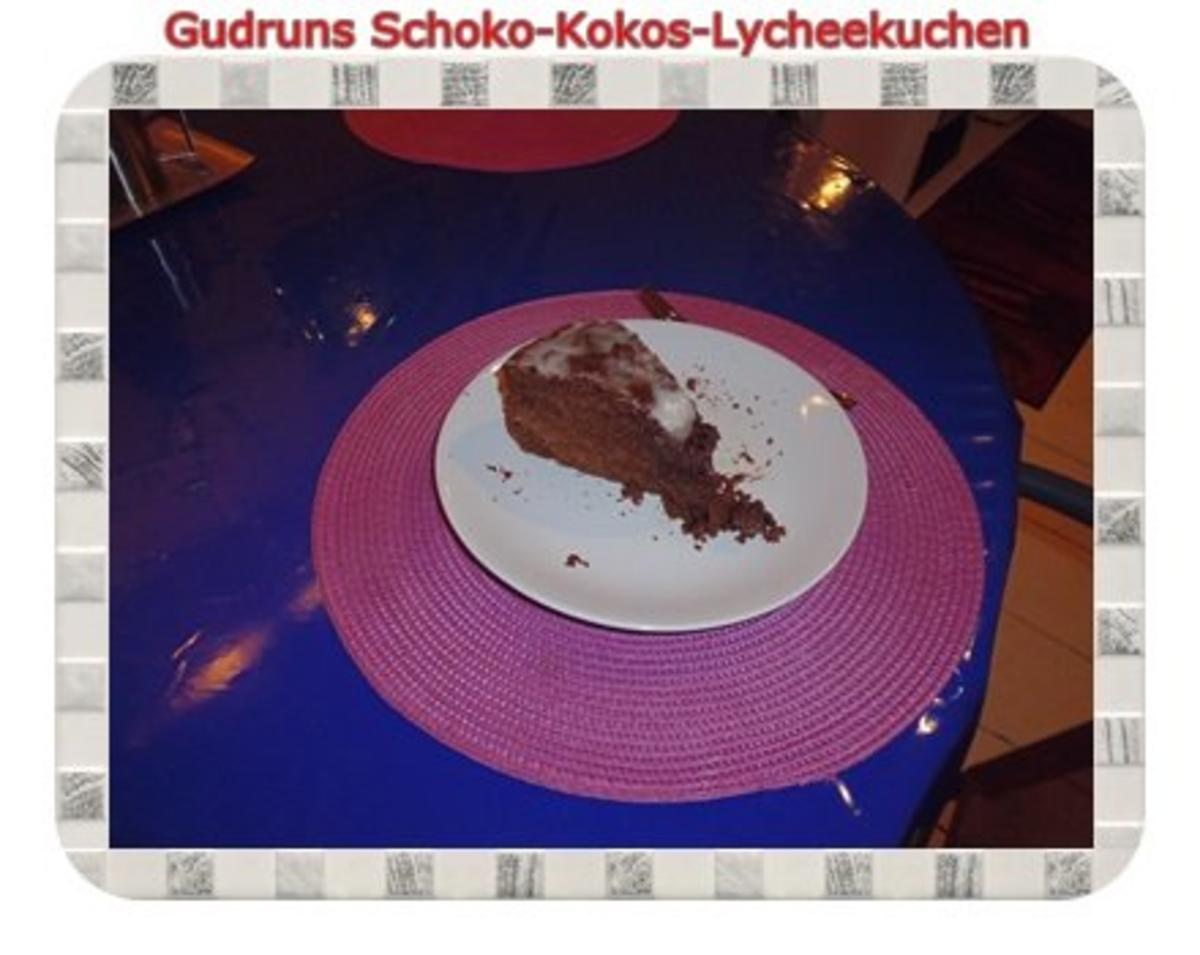 Kuchen: Schoko-Kokos-Lycheekuchen - Rezept - Bild Nr. 18