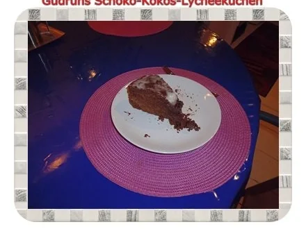 Rezept: Kuchen: Schoko-Kokos-Lycheekuchen Bild Nr. 18 Kuchen: Schoko-Kokos-Lycheekuchen - Rezept - Bild Nr. 18