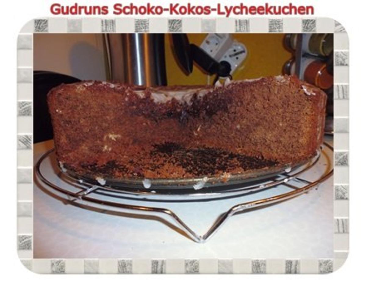 Kuchen: Schoko-Kokos-Lycheekuchen - Rezept - Bild Nr. 20