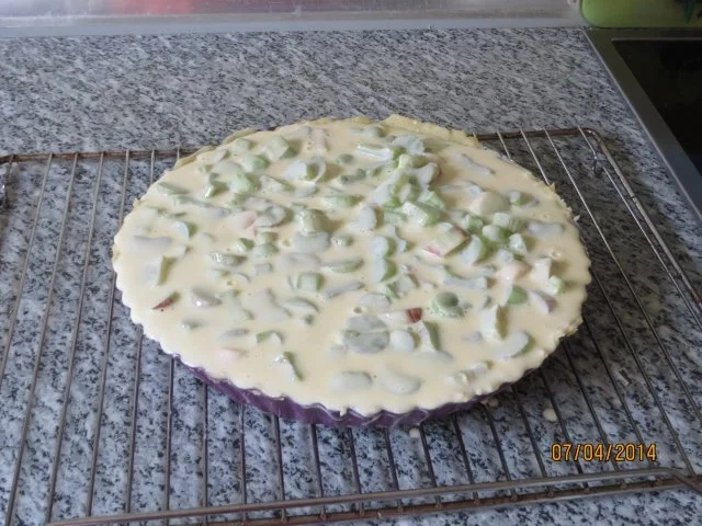 Rhabarber-Tarte - Rezept