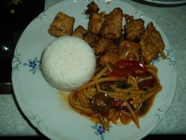 Chinesische Schweinehappen gebacken - Rezept