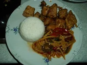 Chinesische Schweinehappen gebacken - Rezept