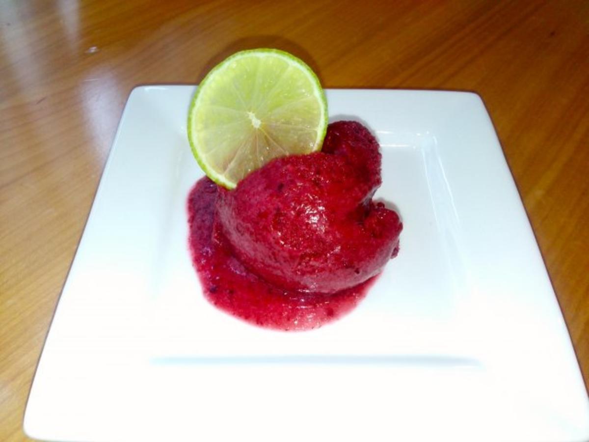 Brombeer-Limetten Sorbet - Rezept mit Bild - kochbar.de