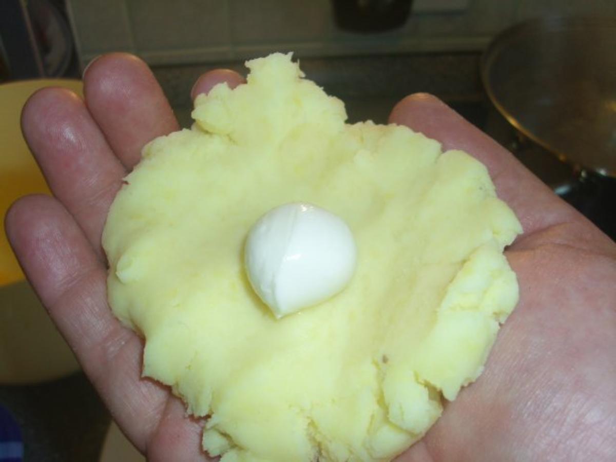 Kartoffelklöse mit Mozzarella gefüllt - Rezept - Bild Nr. 3