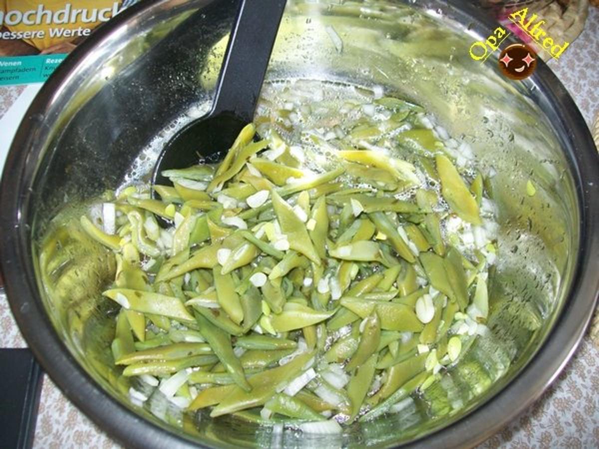 Bilder für Salat:Schnippelbohnen - Rezept