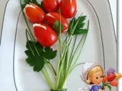 „Tulpen Strauß“  als kreative Vorspeise - Rezept