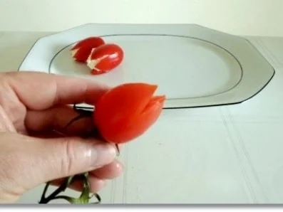 „Tulpen Strauß“  als kreative Vorspeise - Rezept - Bild Nr. 10