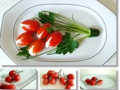 „Tulpen Strauß“  als kreative Vorspeise - Rezept - Bild Nr. 15