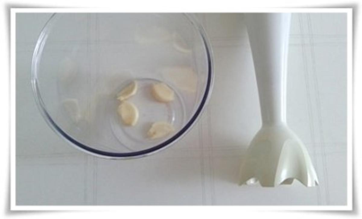 Mayonnaise ohne Eier als Basis für eine Kräuter Sauce - Rezept - Bild Nr. 4