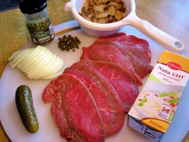 Rindergeschnetzeltes in Pilzrahmsoße - Rezept - Bild Nr. 2