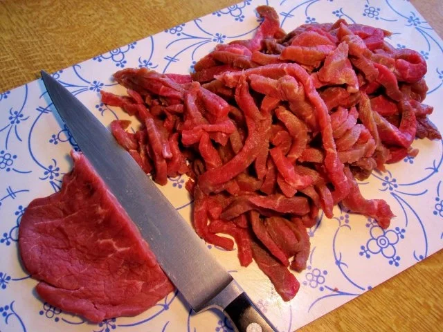 Rindergeschnetzeltes in Pilzrahmsoße - Rezept - Bild Nr. 3