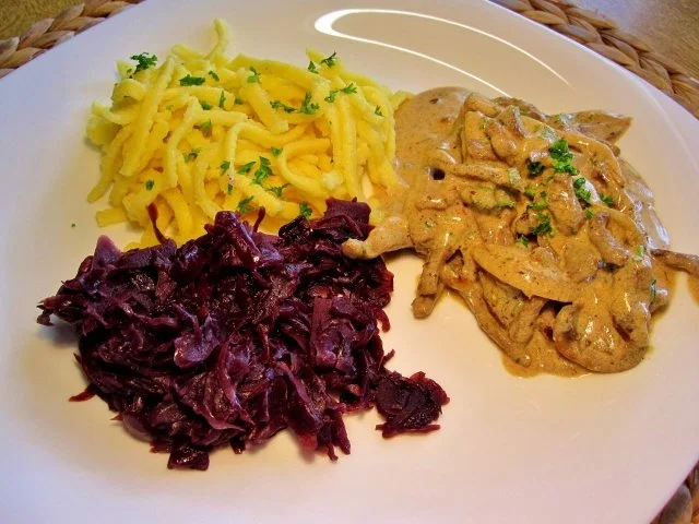 Rindergeschnetzeltes in Pilzrahmsoße - Rezept - Bild Nr. 6
