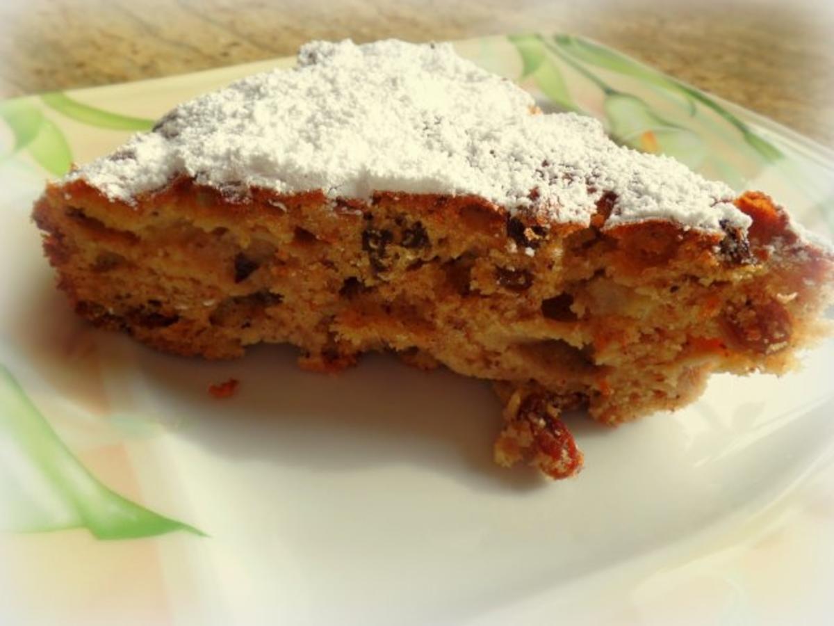 Apfel-Zimt-Nuss-Kuchen - Rezept mit Bild - kochbar.de