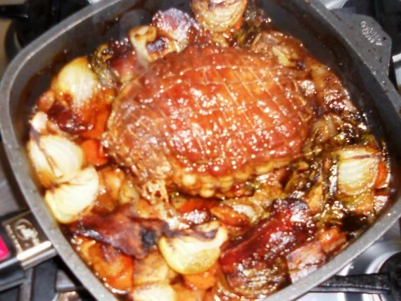 Putenrollbraten in Sahnesauce à la "Oòrndrasch"...( Rzpt. um 1990) - Rezept - Bild Nr. 16