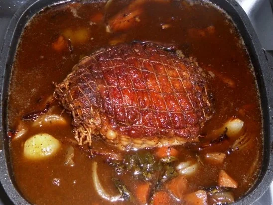 Putenrollbraten in Sahnesauce à la "Oòrndrasch"...( Rzpt. um 1990) - Rezept - Bild Nr. 17
