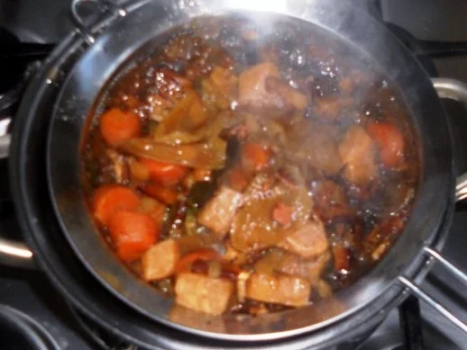 Putenrollbraten in Sahnesauce à la "Oòrndrasch"...( Rzpt. um 1990) - Rezept - Bild Nr. 19