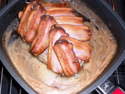 Putenrollbraten in Sahnesauce à la "Oòrndrasch"...( Rzpt. um 1990) - Rezept - Bild Nr. 7