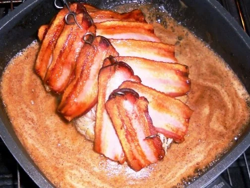 Putenrollbraten in Sahnesauce à la "Oòrndrasch"...( Rzpt. um 1990) - Rezept - Bild Nr. 8