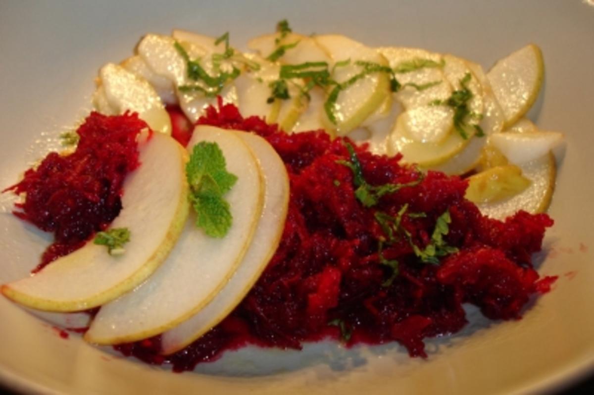 Rote Bete - Birnen - Salat - Rezept - Bild Nr. 2
