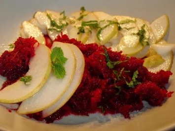 Rote Bete - Birnen - Salat - Rezept - Bild Nr. 2