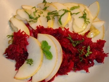 Rote Bete - Birnen - Salat - Rezept - Bild Nr. 3