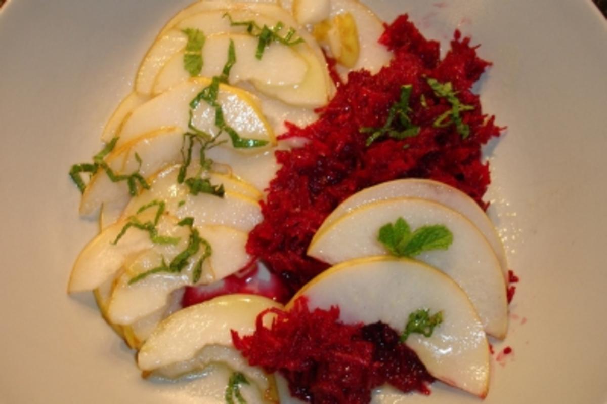 Rote Bete - Birnen - Salat - Rezept mit Bild - kochbar.de