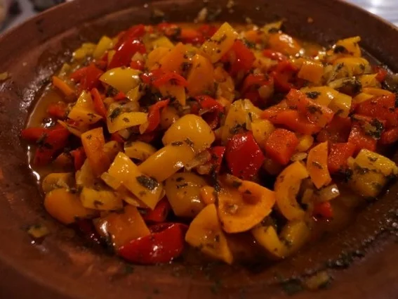 Scharfes Gemüse in der Tajine - Rezept