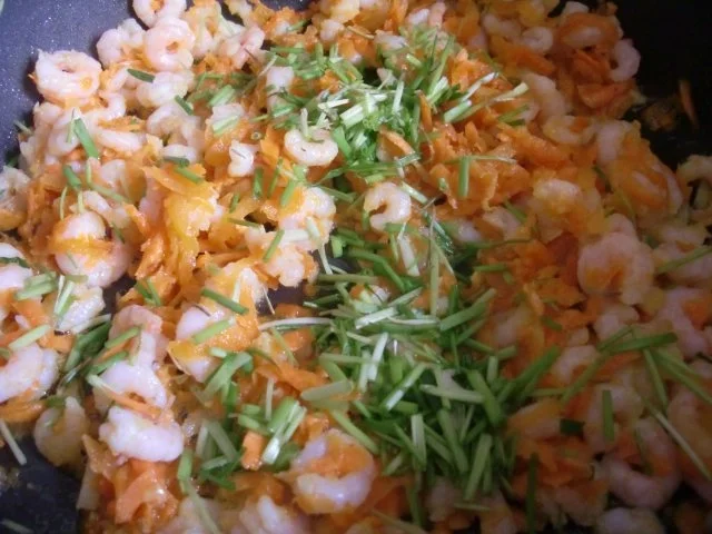 Rezept: Garnelen mit Ingwer und Möhre Bild Nr. 4 Garnelen mit Ingwer und Möhre - Rezept - Bild Nr. 4