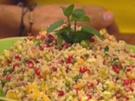 Bulgursalat mit Granatapfel und Zitrone - Rezept
