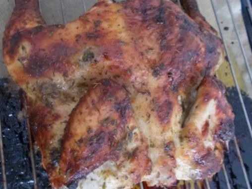 Kräuterhuhn mit Honigkruste - Rezept