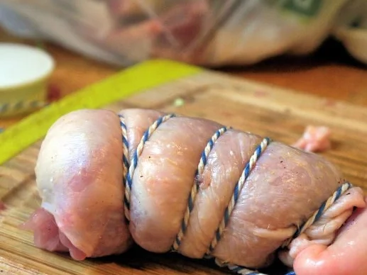 Geschmorte Hähnchenschenkel mit breiten Schnittbohnen - Rezept - Bild Nr. 6