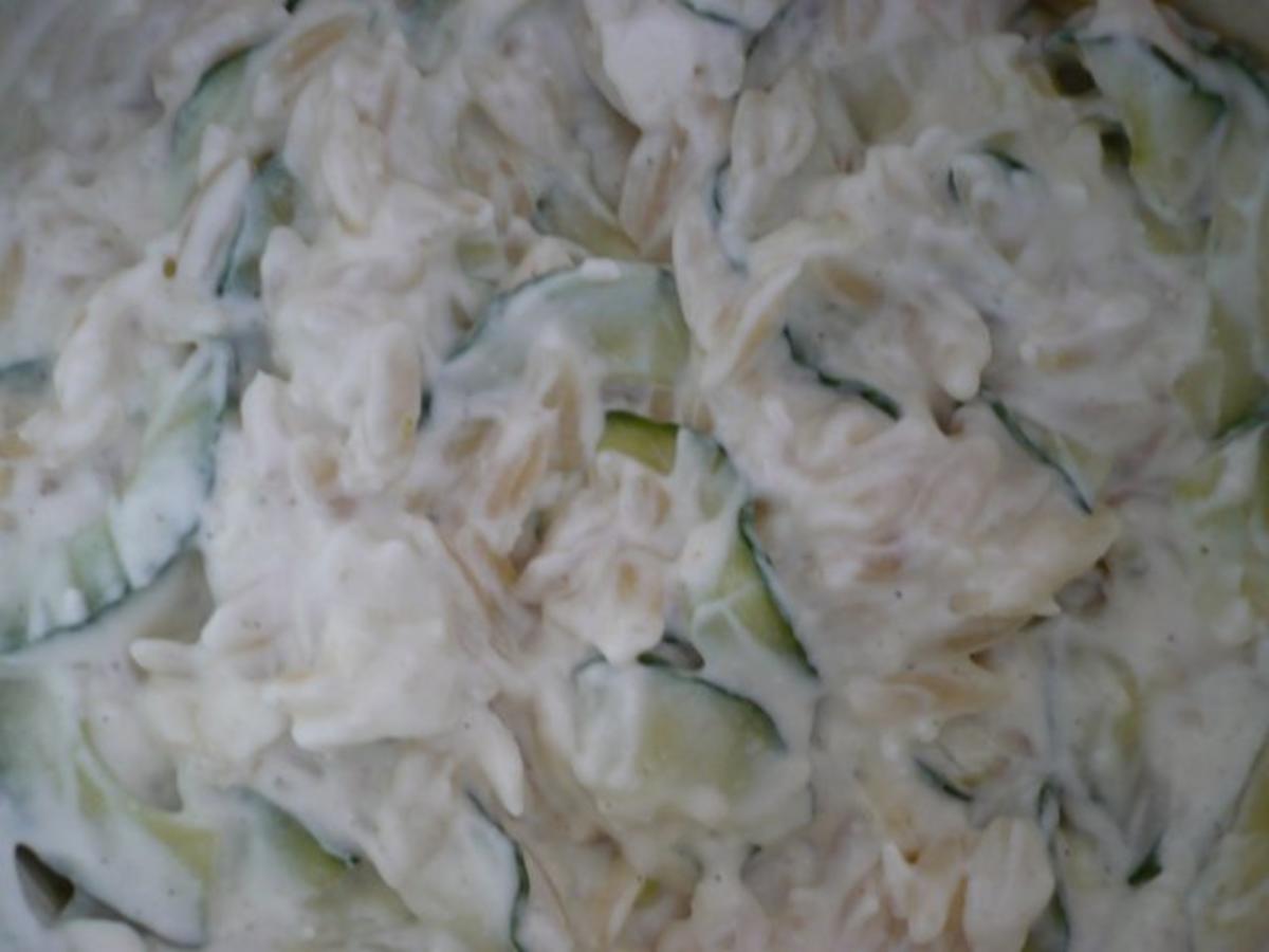 Kritharaki - Salat mit Schafskäse - Rezept