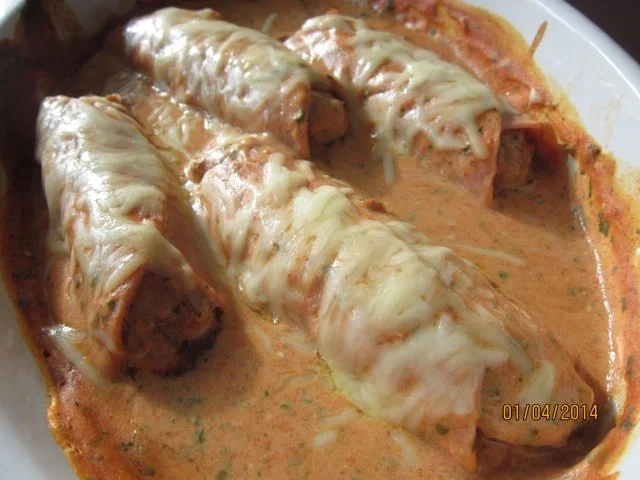 Schinken -Hackröllchen - Rezept