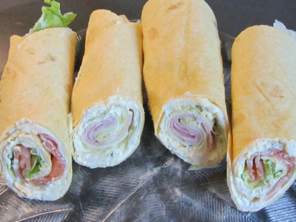 Wraps mit Lachs und Käse/Schinken - Rezept - kochbar.de