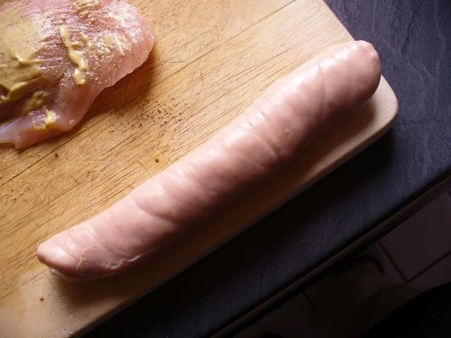 Rezept: Hähnchenbruströllchen mit Champignons auf Eisbergsalat Bild Nr. 4 Hähnchenbruströllchen mit Champignons auf Eisbergsalat - Rezept - Bild Nr. 4