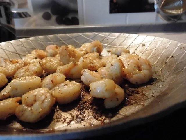 Penne mit Bärlauchpesto und Garnelen - Rezept - Bild Nr. 3