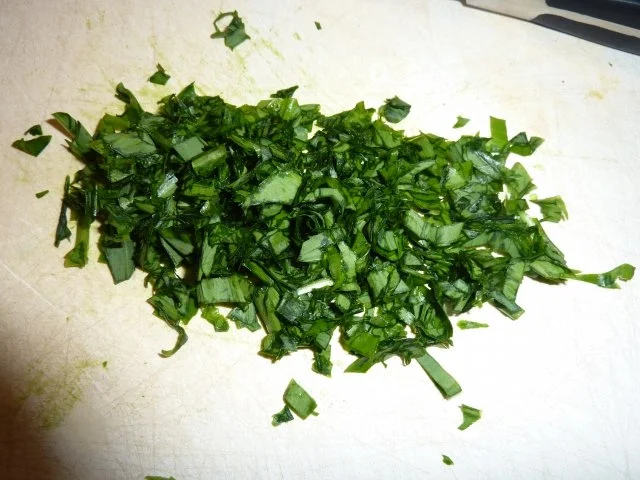 Beilage: Stangenbohnen in Bärlauchbéchamel - Rezept - Bild Nr. 4