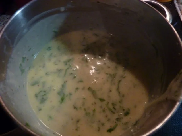 Beilage: Stangenbohnen in Bärlauchbéchamel - Rezept - Bild Nr. 8