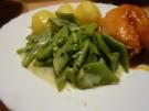 Beilage: Stangenbohnen in Bärlauchbéchamel - Rezept