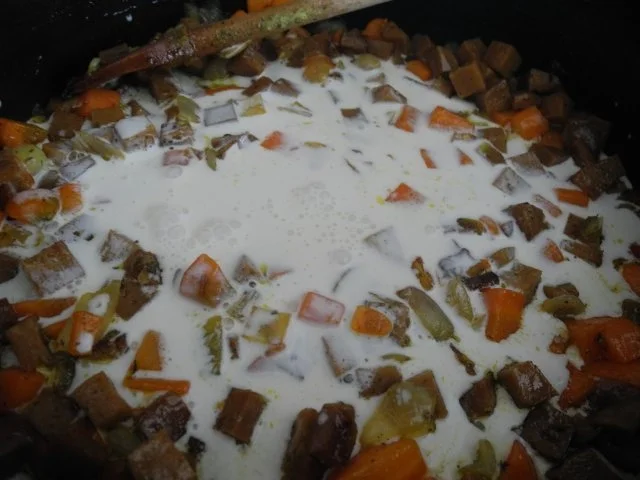 Vegan : Seitan - Gemüse - Frikassee - Rezept - Bild Nr. 8