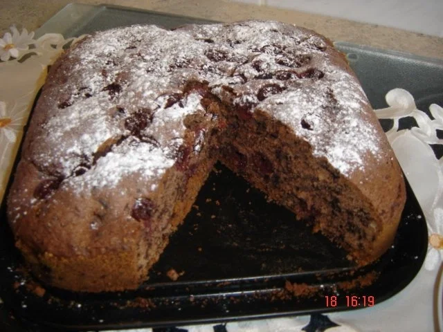 Rezept: Gedeckter Kirschkuchen Gedeckter Kirschkuchen - Rezept