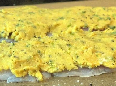 Rotbarschfilet mit Senf-Thymian-Kruste auf Gemüse-Quinoa - Rezept - Bild Nr. 6