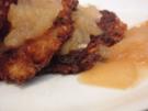 Puffer mit Apfelkompott - Rezept