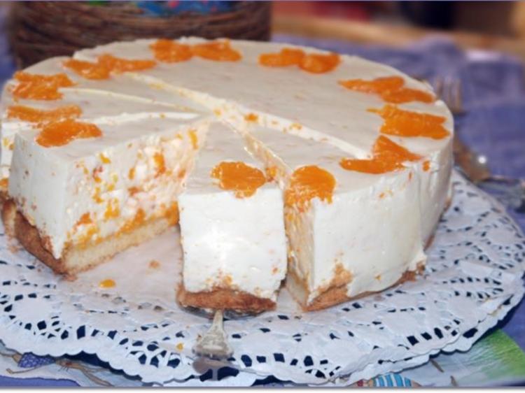 Käse - Sahne - Torte mit Mandarinen - Rezept - kochbar.de