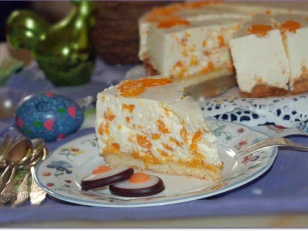 Käse - Sahne - Torte mit Mandarinen - Rezept - kochbar.de