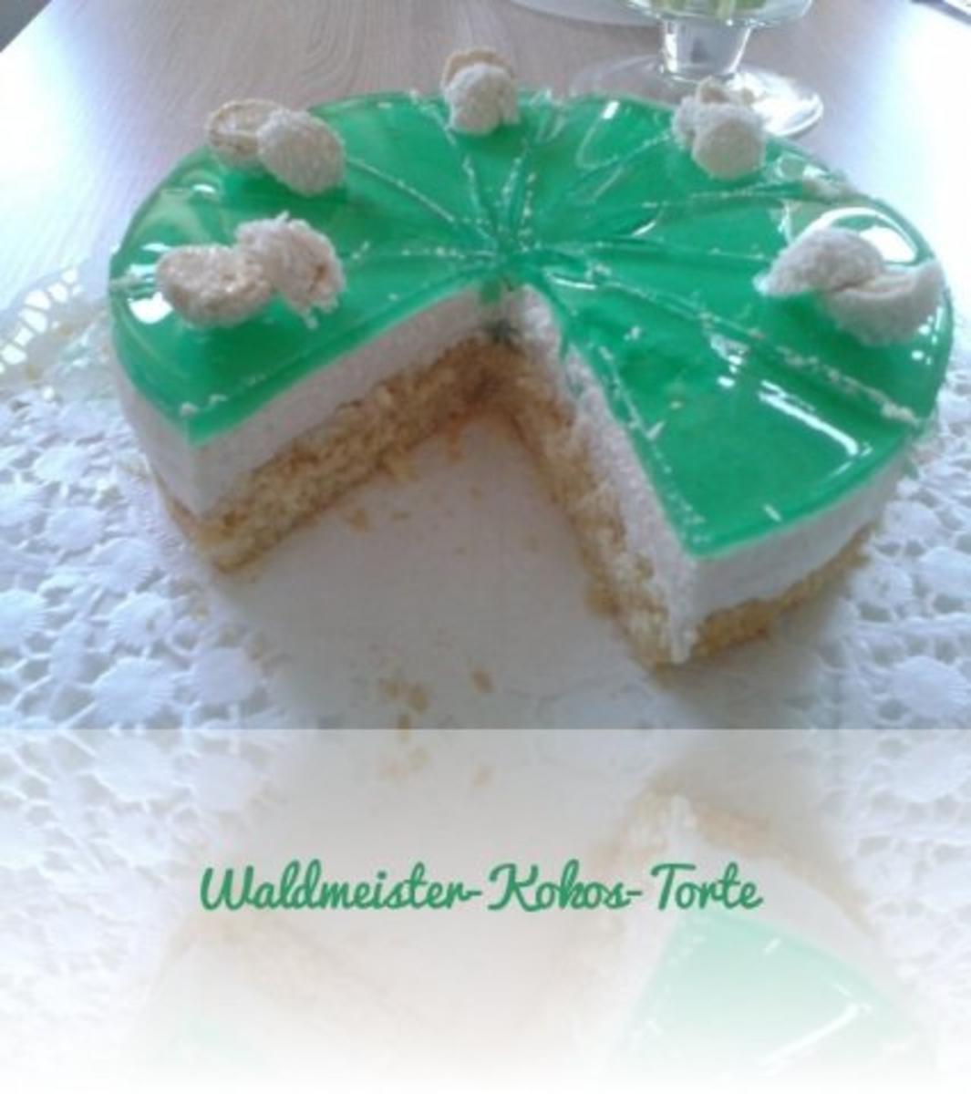 Bilder für Waldmeister-Kokos-Torte - Rezept